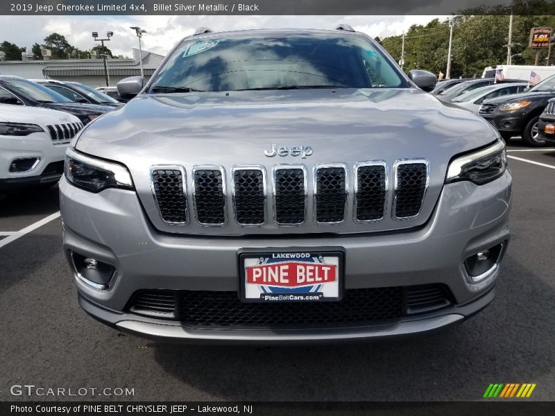 Billet Silver Metallic / Black 2019 Jeep Cherokee Limited 4x4