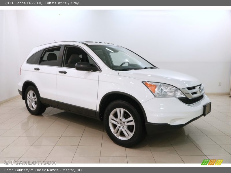 Taffeta White / Gray 2011 Honda CR-V EX