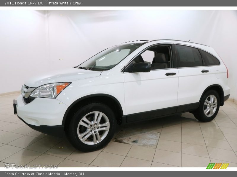 Taffeta White / Gray 2011 Honda CR-V EX