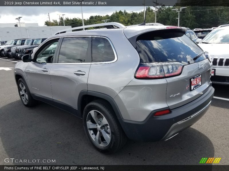 Billet Silver Metallic / Black 2019 Jeep Cherokee Limited 4x4