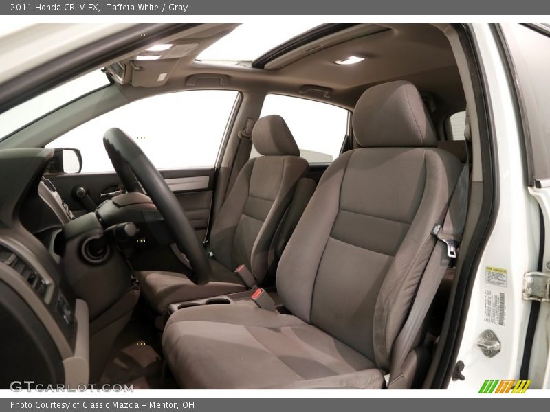 Taffeta White / Gray 2011 Honda CR-V EX