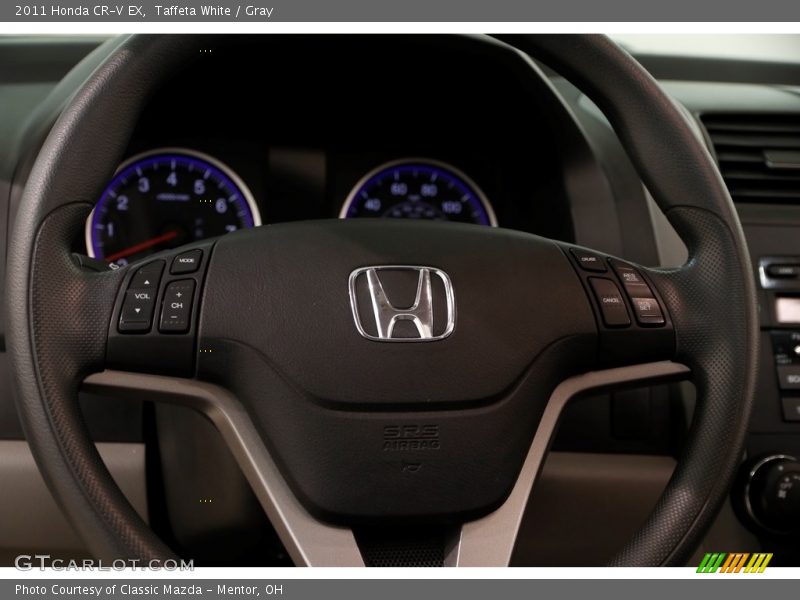 Taffeta White / Gray 2011 Honda CR-V EX