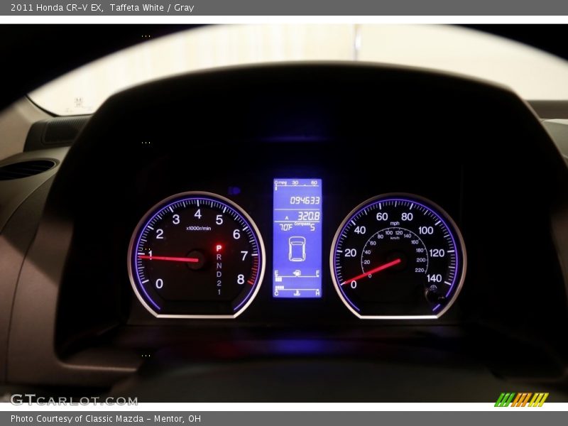 Taffeta White / Gray 2011 Honda CR-V EX