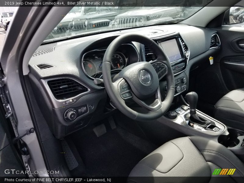Billet Silver Metallic / Black 2019 Jeep Cherokee Limited 4x4