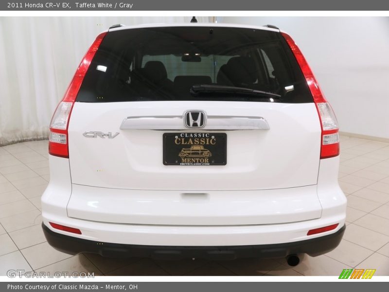 Taffeta White / Gray 2011 Honda CR-V EX