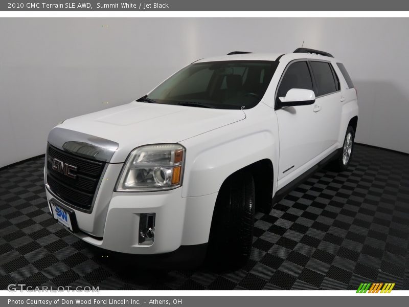 Summit White / Jet Black 2010 GMC Terrain SLE AWD