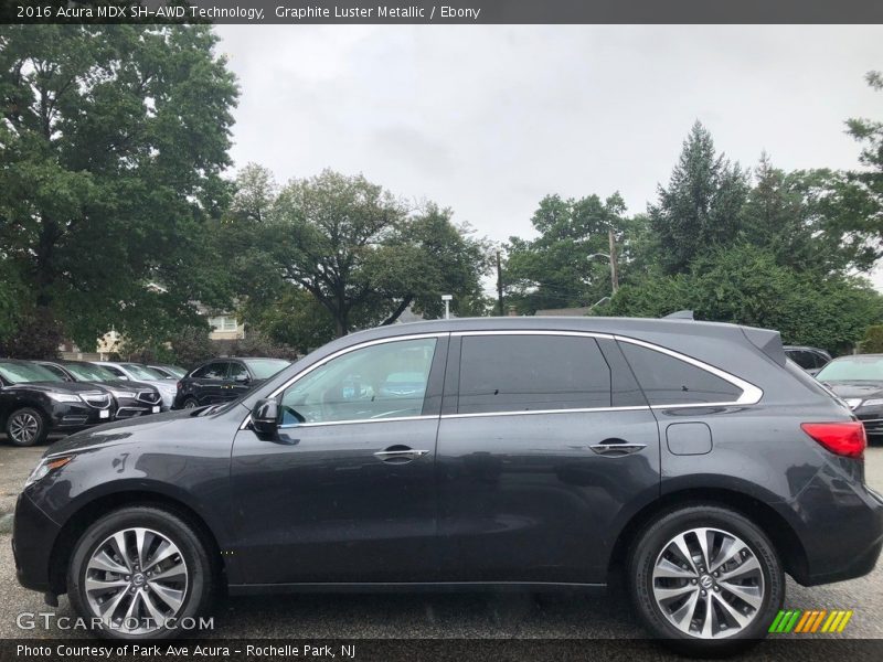 Graphite Luster Metallic / Ebony 2016 Acura MDX SH-AWD Technology