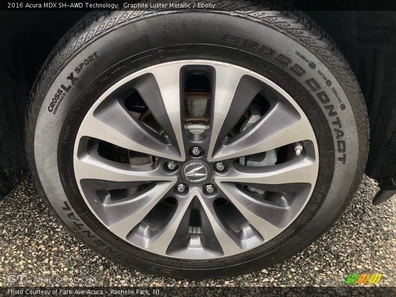 Graphite Luster Metallic / Ebony 2016 Acura MDX SH-AWD Technology