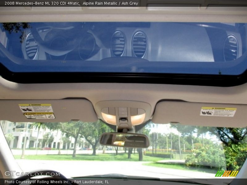 Alpine Rain Metallic / Ash Grey 2008 Mercedes-Benz ML 320 CDI 4Matic