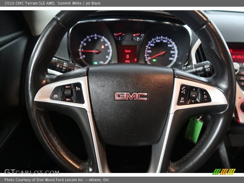 Summit White / Jet Black 2010 GMC Terrain SLE AWD