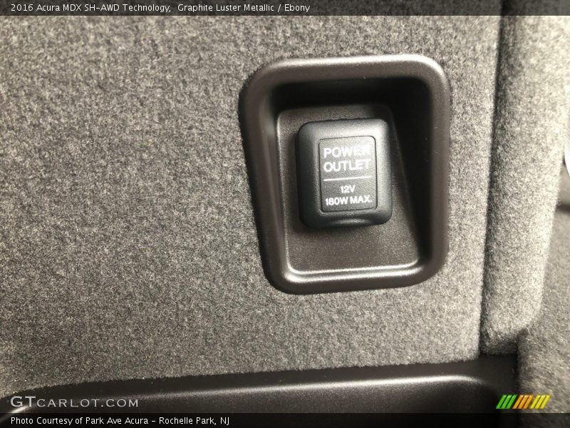 Graphite Luster Metallic / Ebony 2016 Acura MDX SH-AWD Technology