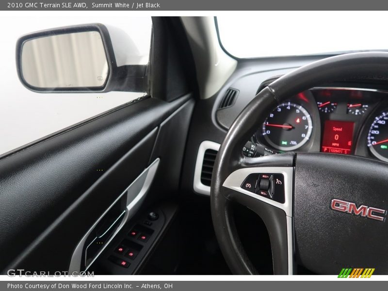Summit White / Jet Black 2010 GMC Terrain SLE AWD