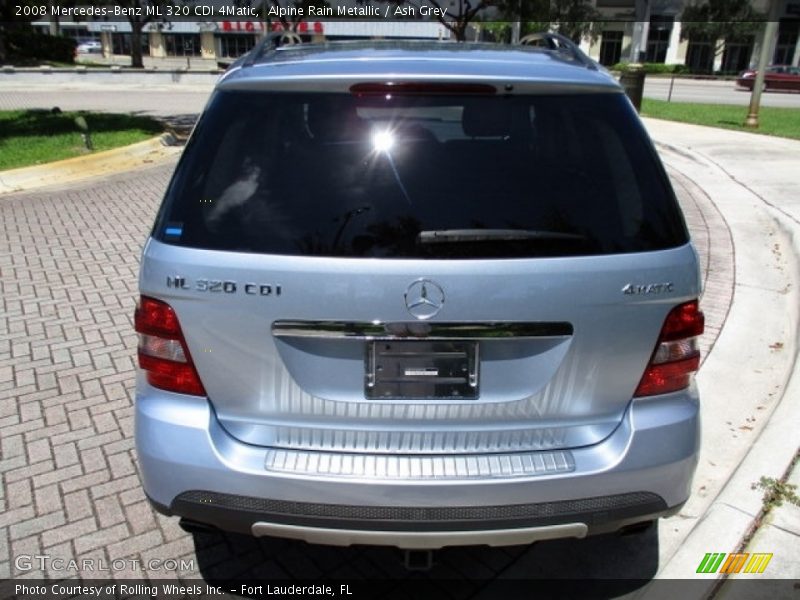 Alpine Rain Metallic / Ash Grey 2008 Mercedes-Benz ML 320 CDI 4Matic