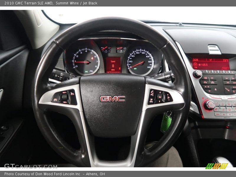 Summit White / Jet Black 2010 GMC Terrain SLE AWD