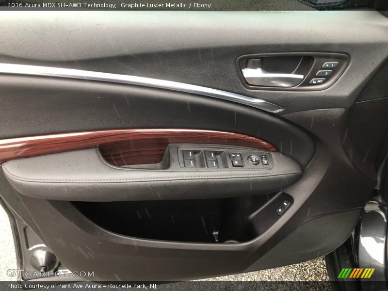 Graphite Luster Metallic / Ebony 2016 Acura MDX SH-AWD Technology