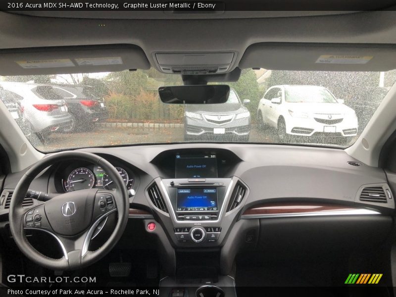 Graphite Luster Metallic / Ebony 2016 Acura MDX SH-AWD Technology
