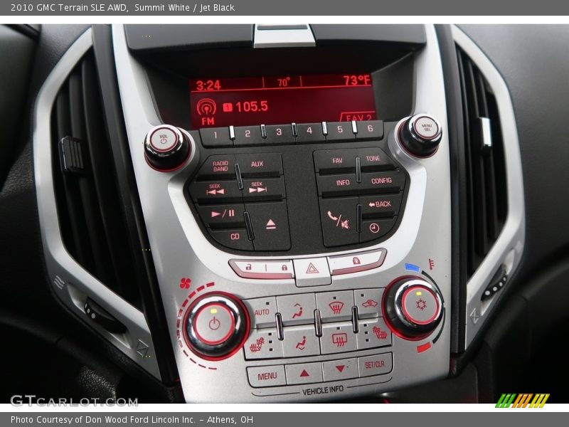 Summit White / Jet Black 2010 GMC Terrain SLE AWD