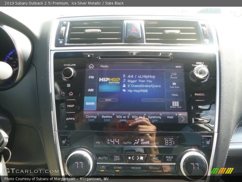 Ice Silver Metallic / Slate Black 2019 Subaru Outback 2.5i Premium