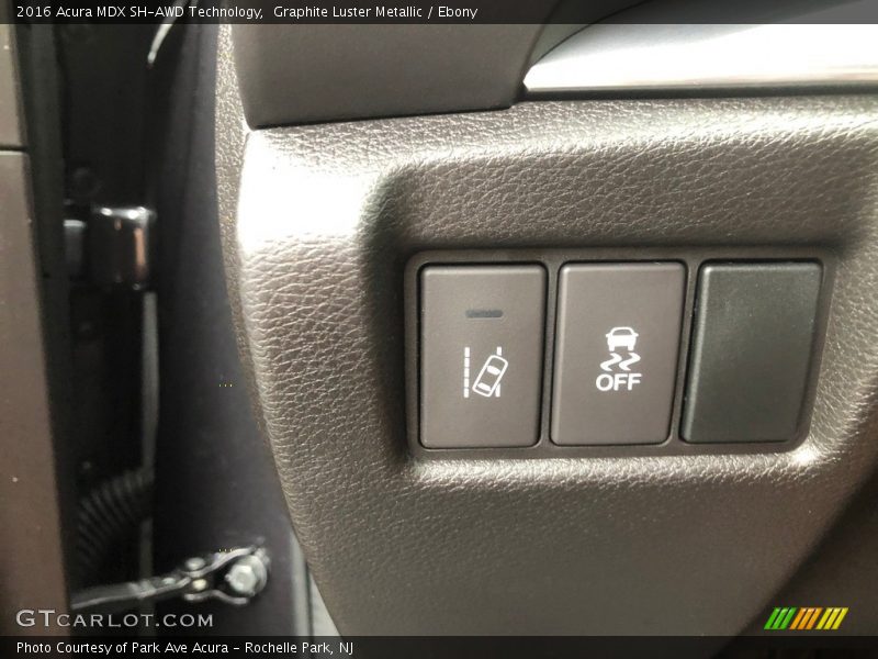Graphite Luster Metallic / Ebony 2016 Acura MDX SH-AWD Technology