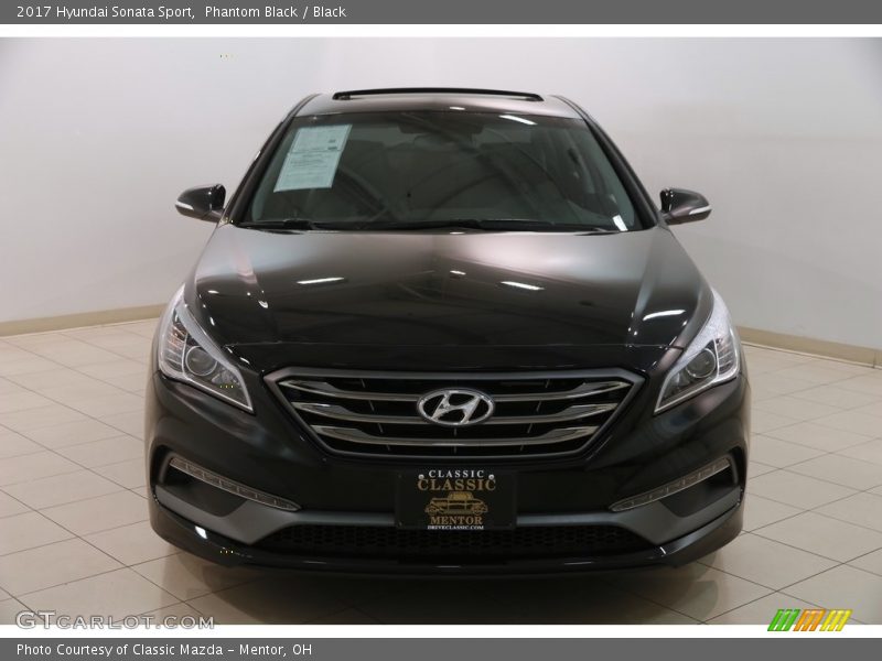 Phantom Black / Black 2017 Hyundai Sonata Sport