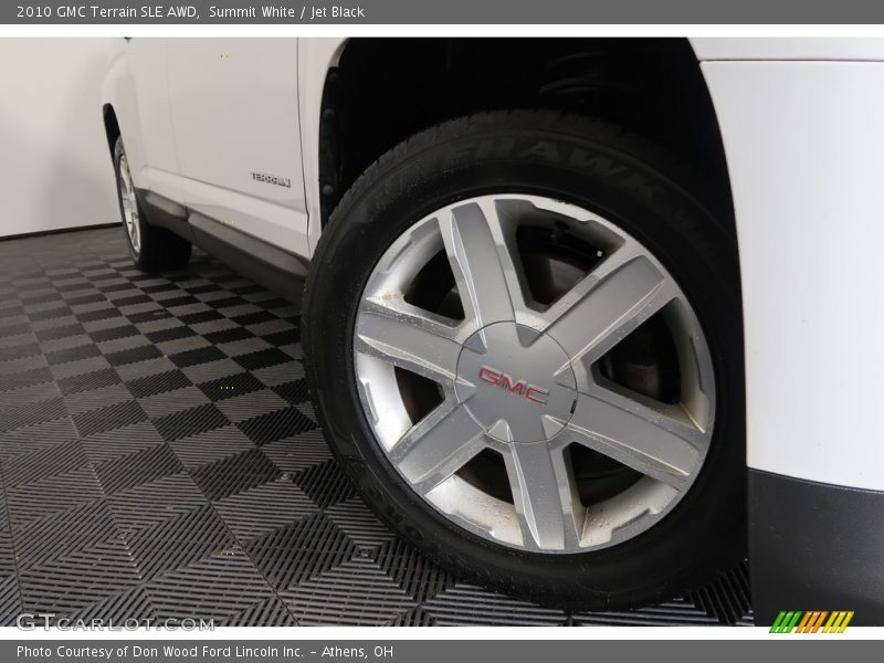 Summit White / Jet Black 2010 GMC Terrain SLE AWD