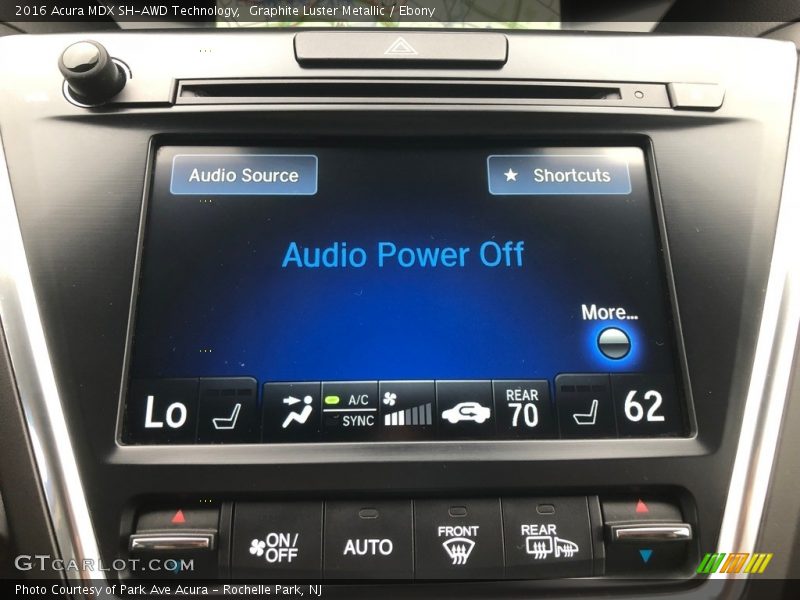 Graphite Luster Metallic / Ebony 2016 Acura MDX SH-AWD Technology