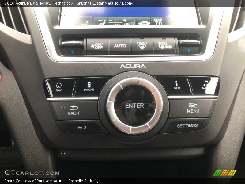 Graphite Luster Metallic / Ebony 2016 Acura MDX SH-AWD Technology