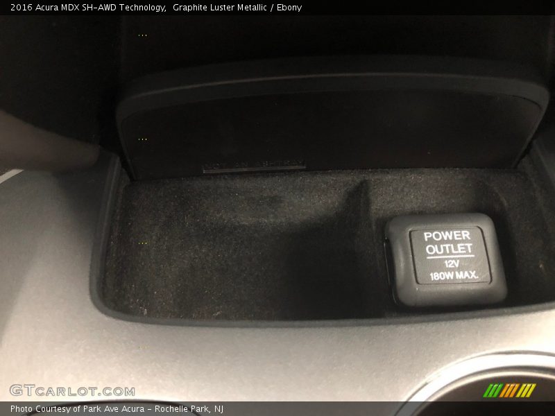 Graphite Luster Metallic / Ebony 2016 Acura MDX SH-AWD Technology