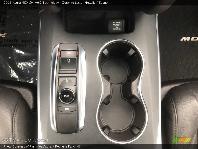 Graphite Luster Metallic / Ebony 2016 Acura MDX SH-AWD Technology