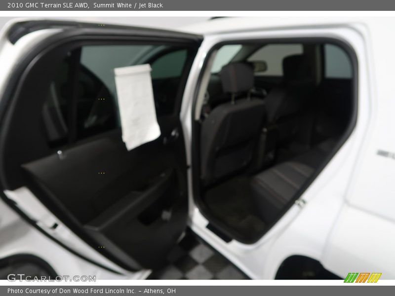 Summit White / Jet Black 2010 GMC Terrain SLE AWD