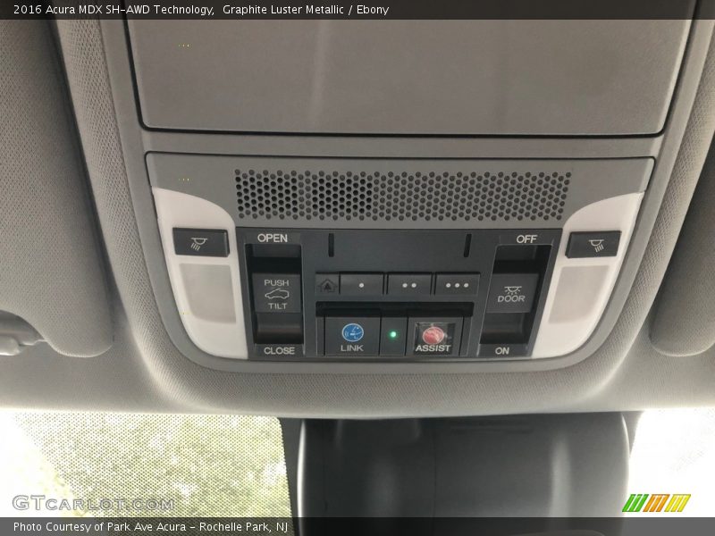 Graphite Luster Metallic / Ebony 2016 Acura MDX SH-AWD Technology