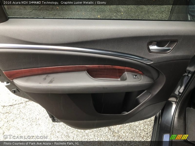 Graphite Luster Metallic / Ebony 2016 Acura MDX SH-AWD Technology