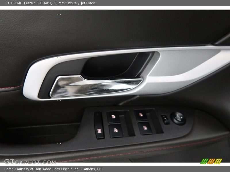 Summit White / Jet Black 2010 GMC Terrain SLE AWD