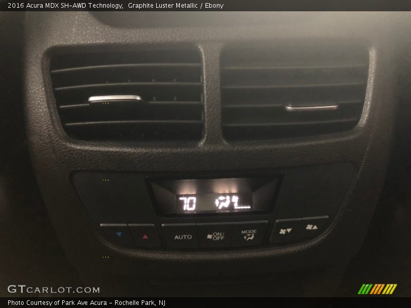 Graphite Luster Metallic / Ebony 2016 Acura MDX SH-AWD Technology
