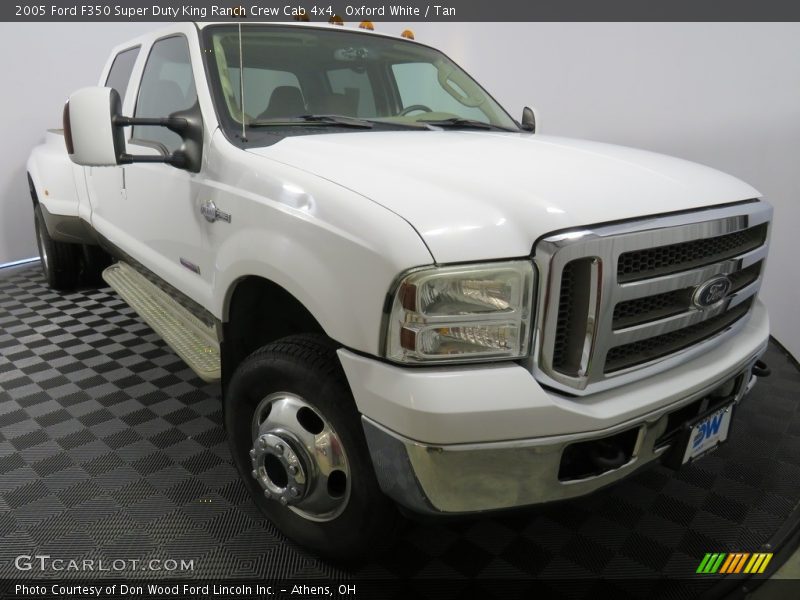 Oxford White / Tan 2005 Ford F350 Super Duty King Ranch Crew Cab 4x4
