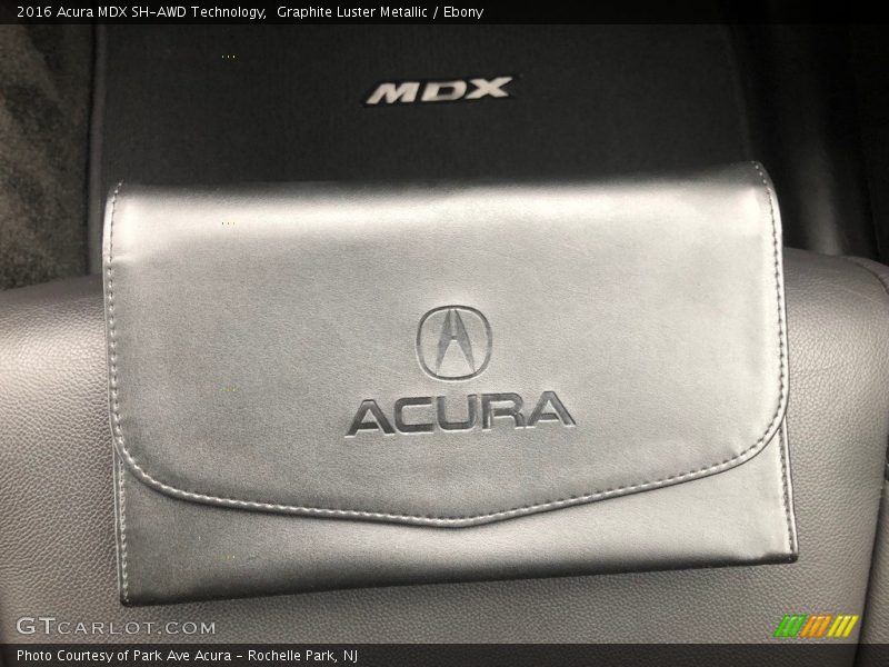 Graphite Luster Metallic / Ebony 2016 Acura MDX SH-AWD Technology