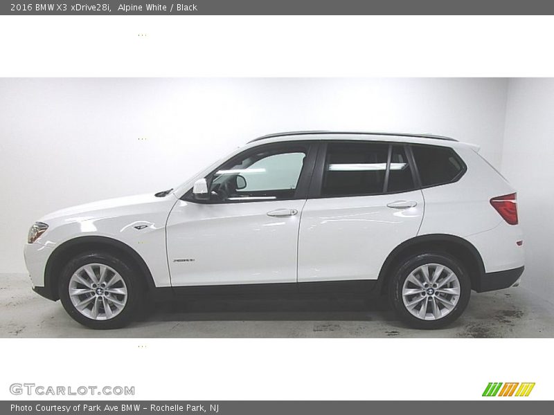 Alpine White / Black 2016 BMW X3 xDrive28i