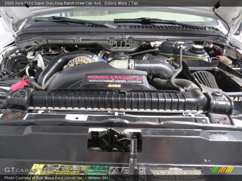 Oxford White / Tan 2005 Ford F350 Super Duty King Ranch Crew Cab 4x4