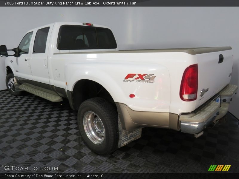 Oxford White / Tan 2005 Ford F350 Super Duty King Ranch Crew Cab 4x4