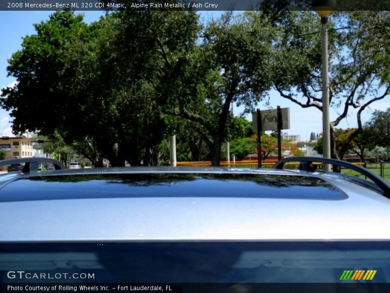 Alpine Rain Metallic / Ash Grey 2008 Mercedes-Benz ML 320 CDI 4Matic