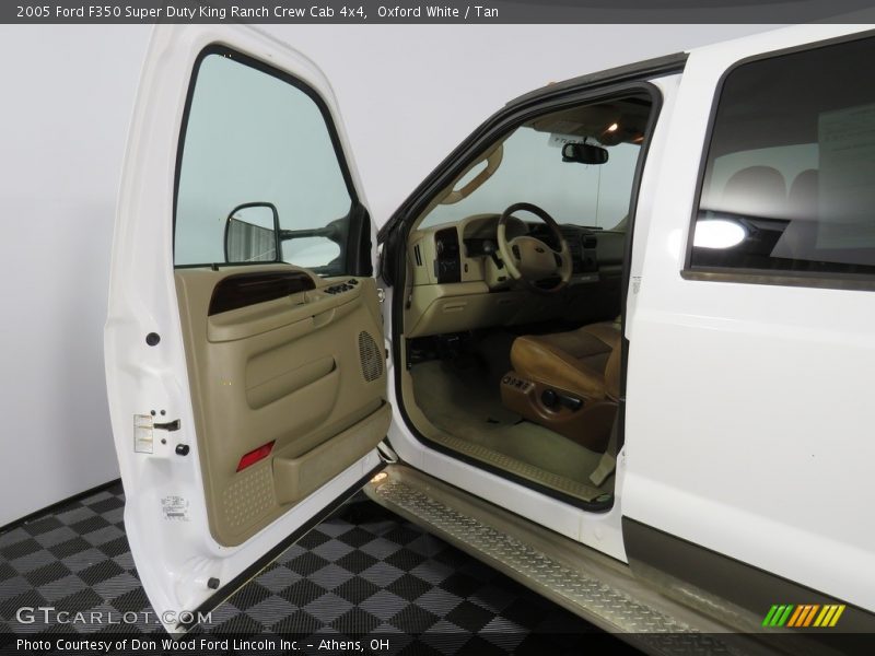 Oxford White / Tan 2005 Ford F350 Super Duty King Ranch Crew Cab 4x4