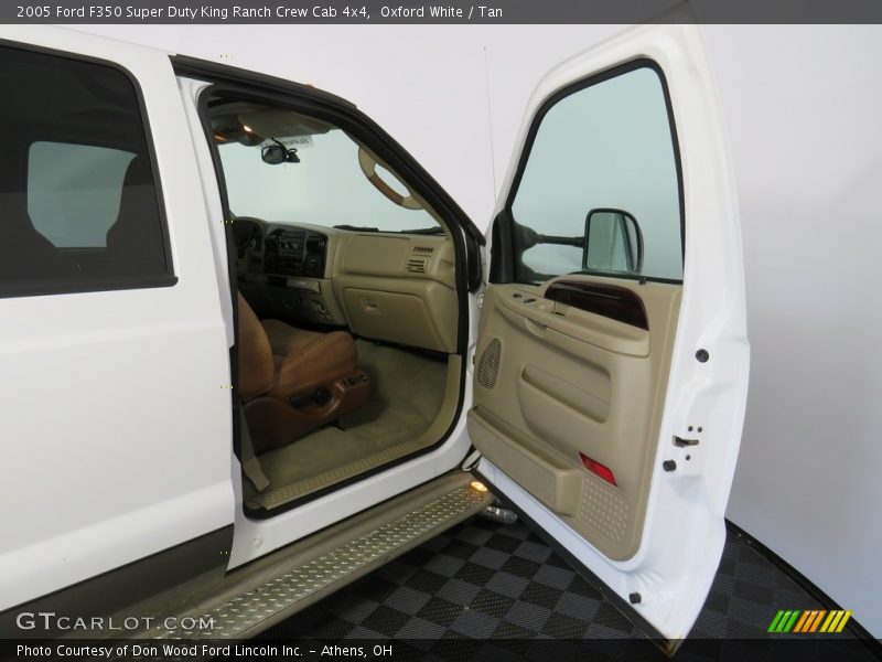 Oxford White / Tan 2005 Ford F350 Super Duty King Ranch Crew Cab 4x4
