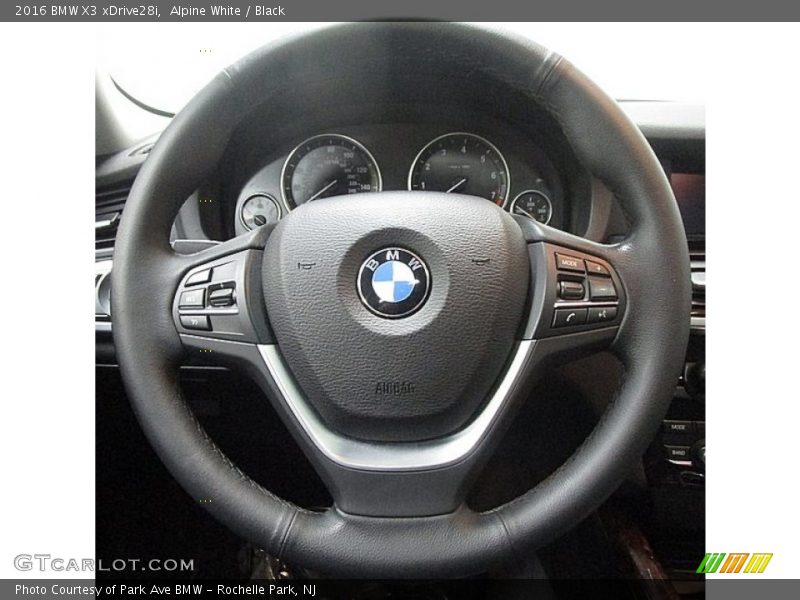 Alpine White / Black 2016 BMW X3 xDrive28i