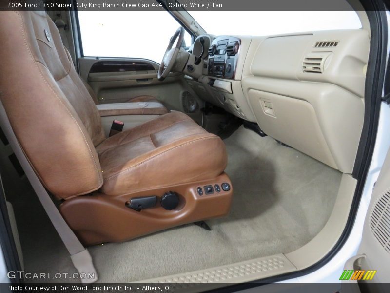 Oxford White / Tan 2005 Ford F350 Super Duty King Ranch Crew Cab 4x4