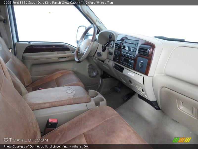 Oxford White / Tan 2005 Ford F350 Super Duty King Ranch Crew Cab 4x4
