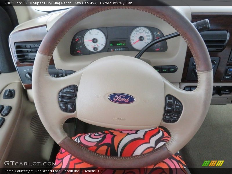 Oxford White / Tan 2005 Ford F350 Super Duty King Ranch Crew Cab 4x4