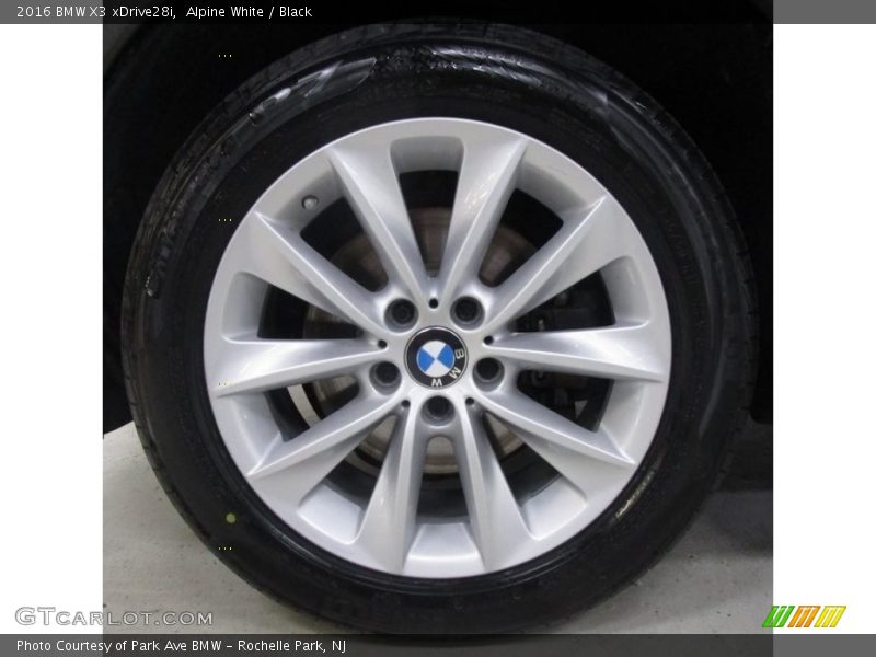 Alpine White / Black 2016 BMW X3 xDrive28i