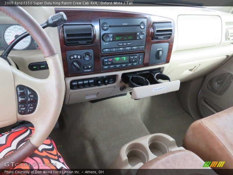 Oxford White / Tan 2005 Ford F350 Super Duty King Ranch Crew Cab 4x4