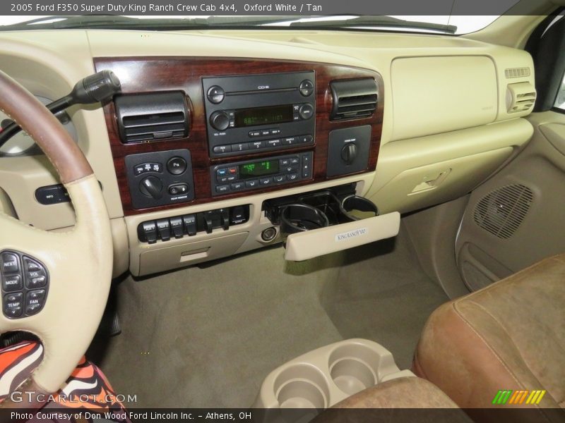 Oxford White / Tan 2005 Ford F350 Super Duty King Ranch Crew Cab 4x4