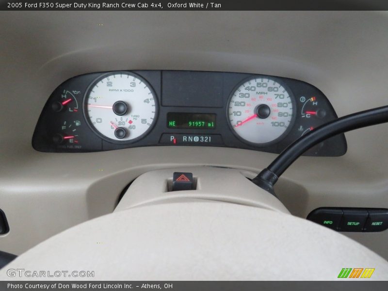 Oxford White / Tan 2005 Ford F350 Super Duty King Ranch Crew Cab 4x4